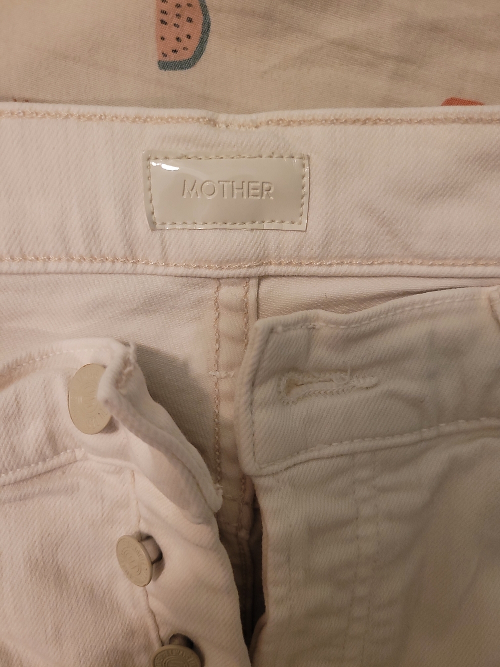 MOTHER Cream Puffs The Tripper Ankle Jeans - Cream